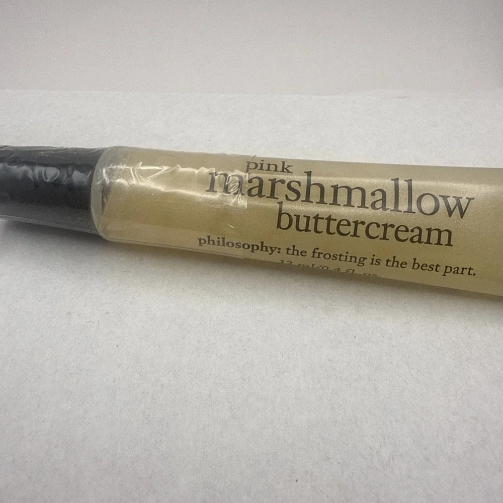 Philosophy PINK MARSHMALLOW BUTTERCREAM Lip Shine Gloss 0.4 fl oz SEALED New